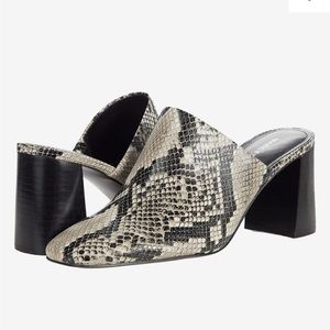 Marc Fisher Fanna2 Snakeskin Printed Mules